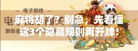 麻将胡了？别急，先看懂这3个隐藏规则再开牌！