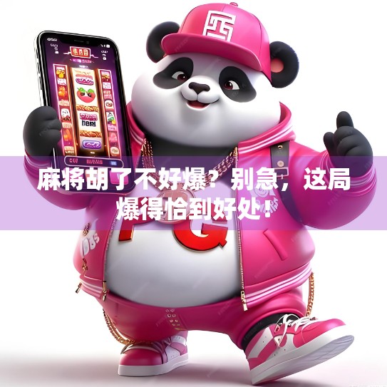 麻将胡了不好爆？别急，这局爆得恰到好处！